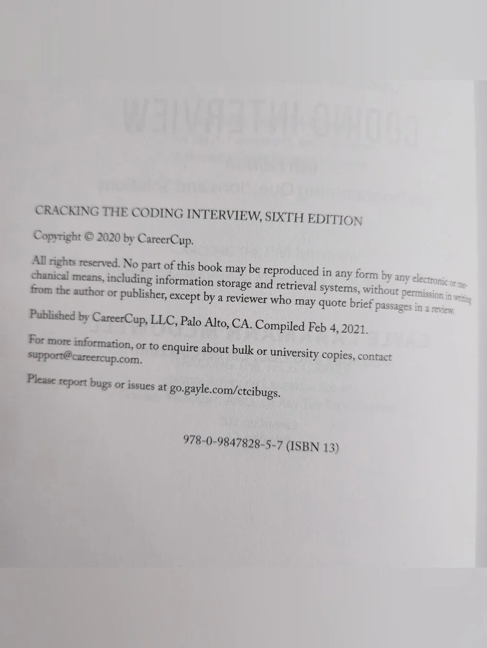 Cracking the Coding Interview, 6th Edition: 189 Progr... by McDowell, Gayle Laak